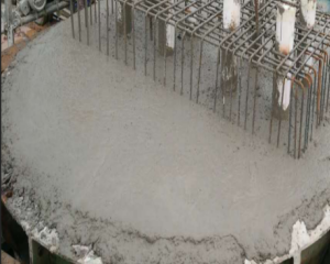 一种解决矿渣水泥混凝土泌水的方法